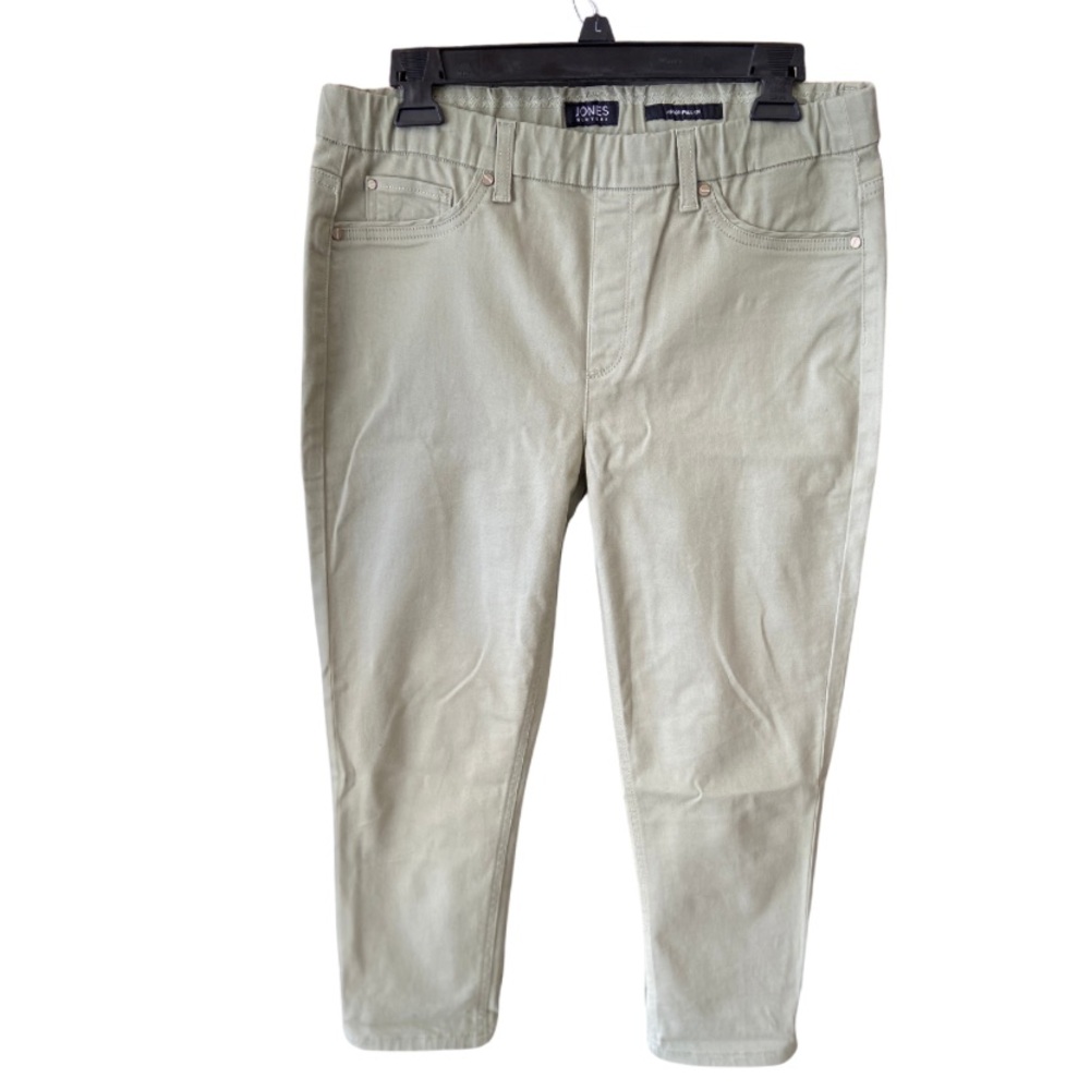 Jones NY Pull-on Capri Pants Classic Stretch Astor